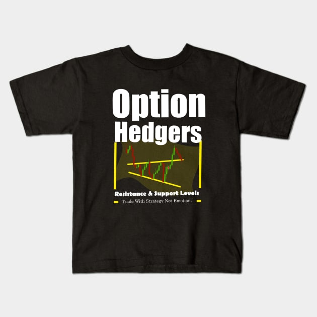 Option Trader Kids T-Shirt by Proway Design